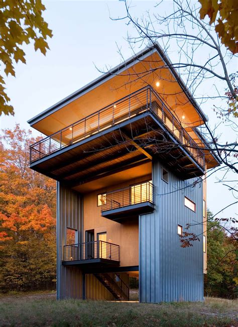 modern cabin design.